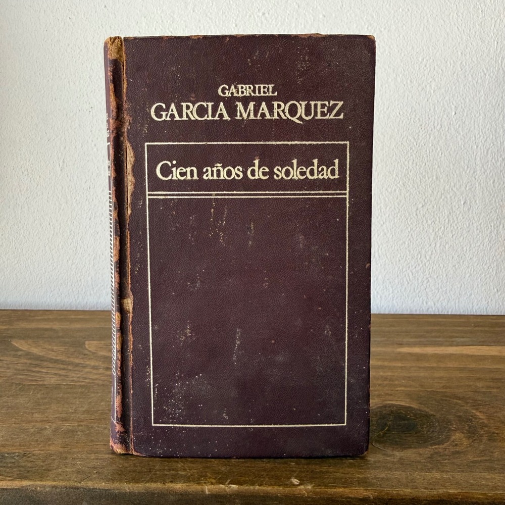 Gabriel Garcia Marquez Cien anos de soledad 1983 Spanish Hardcover Mexico Book
